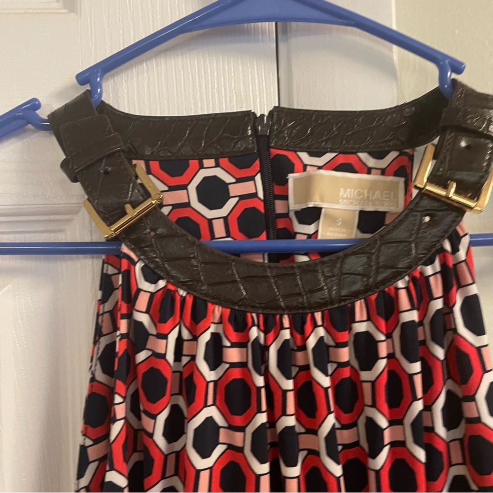 Michael Kors Midi Twist Front Dress - Picture 9 of 13